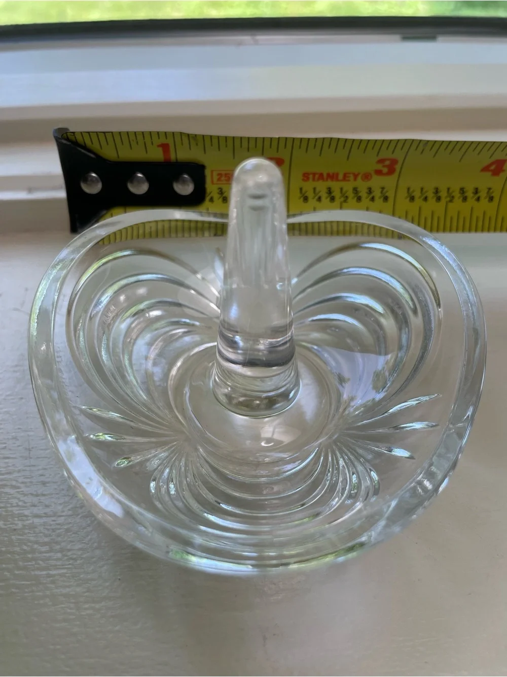 Clear Glass Ring Holder Jewelry Organizer